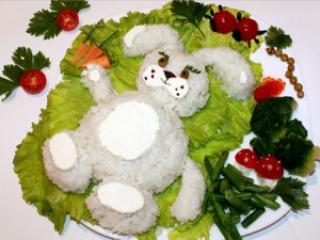Украшения из овощей