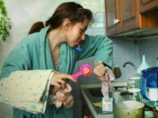 Русские женщины и домашний халат
